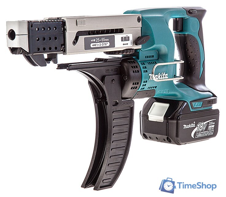 Шуруповерт для гипсокартона Makita DFR550RFE (с 2-мя АКБ, кейс) - Изображение №4 — Интернет-магазин Time-Shop