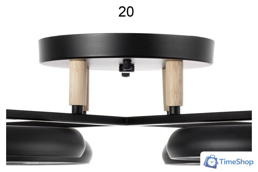 Подвесная люстра BayerLux Алис 10059022 (черный) - Изображение №10 — Интернет-магазин Time-Shop