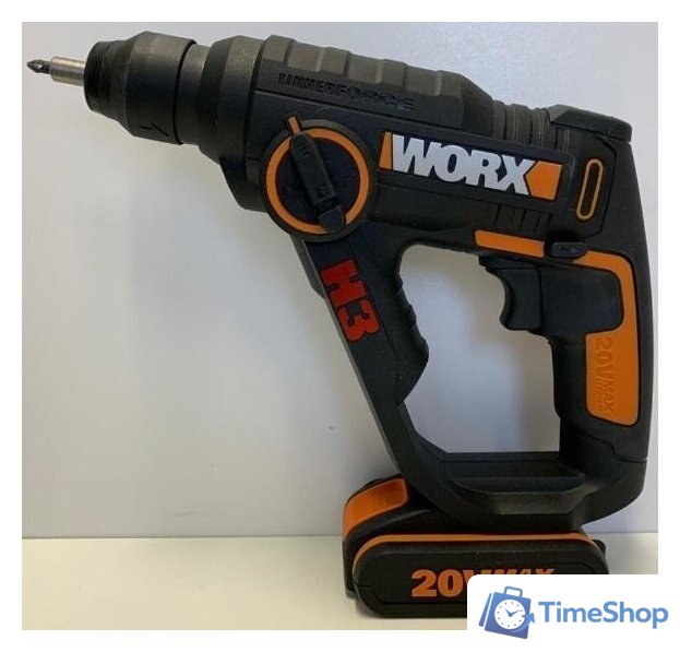 Перфоратор Worx WX390.1 (с 2-мя АКБ, кейс) - Изображение №3 — Интернет-магазин Time-Shop