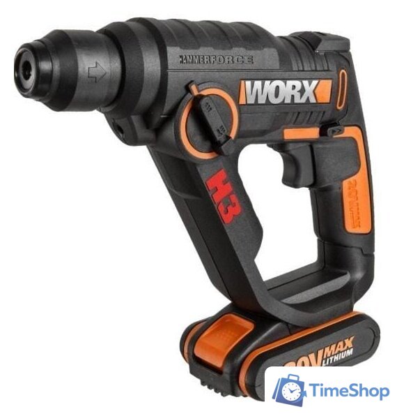 Перфоратор Worx WX390.1 (с 2-мя АКБ, кейс) - Изображение №1 — Интернет-магазин Time-Shop