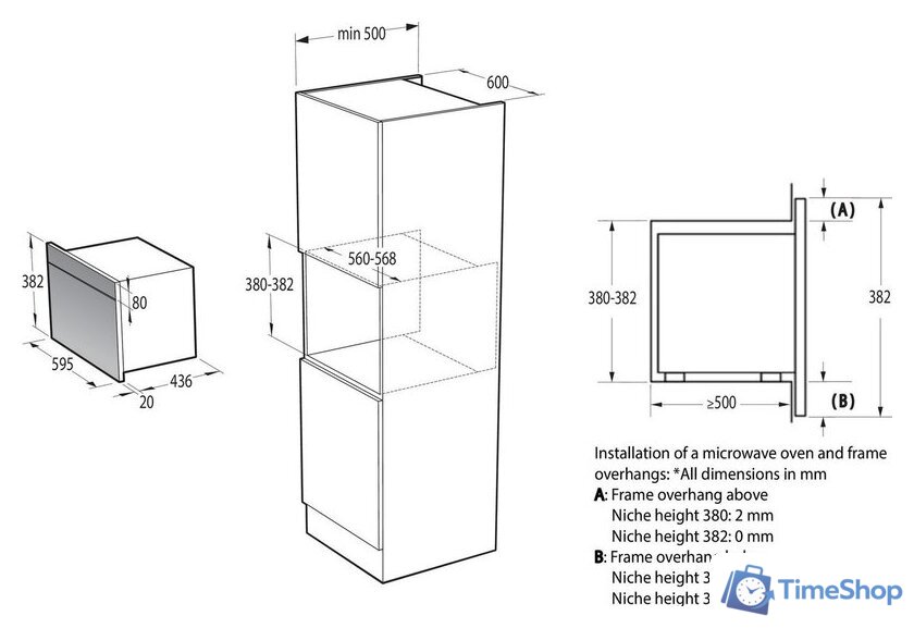 Микроволновая печь Hisense BIM334G64DBG - Изображение №9 — Интернет-магазин Time-Shop