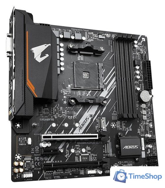 Материнская плата Gigabyte B550M Aorus Elite (rev. 1.0) - Изображение №2 — Интернет-магазин Time-Shop