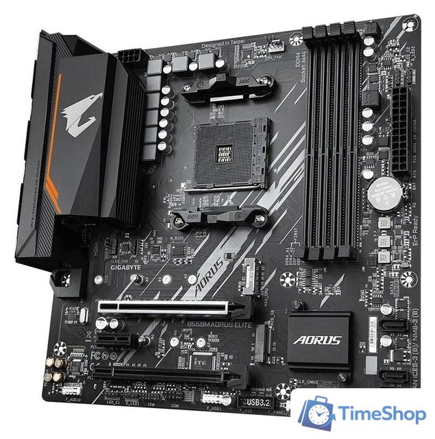 Материнская плата Gigabyte B550M Aorus Elite (rev. 1.0) - Изображение №3 — Интернет-магазин Time-Shop