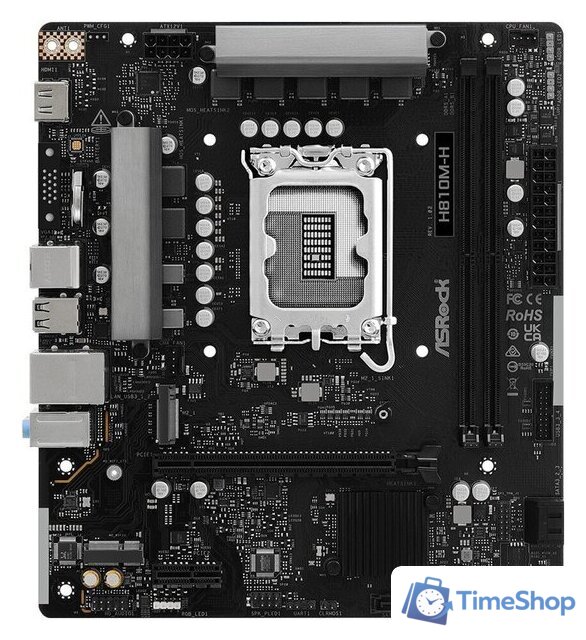 Материнская плата ASRock H810M-H - Изображение №1 — Интернет-магазин Time-Shop