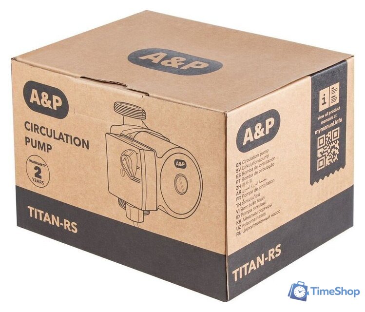 Циркуляционный насос A&P Titan-RS32-80-180 - Изображение №10 — Интернет-магазин Time-Shop