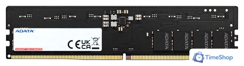 Оперативная память ADATA 8ГБ DDR5 5600 МГц AD5U56008G-S - Изображение №1 — Интернет-магазин Time-Shop