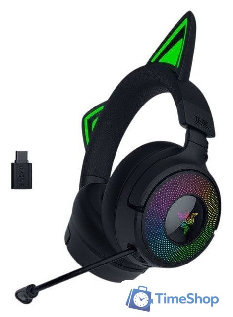 Наушники Razer Kraken Kitty V3 Pro (черный) - Изображение №2 — Интернет-магазин Time-Shop