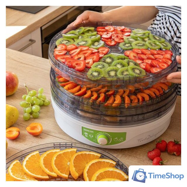 Сушилка для овощей и фруктов Sencor SFD 1205WH - Изображение №10 — Интернет-магазин Time-Shop