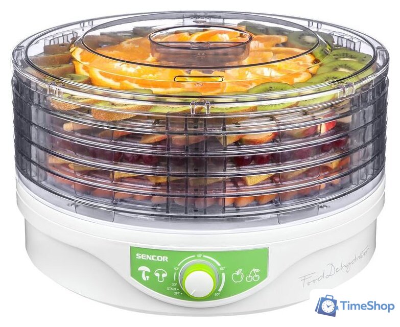 Сушилка для овощей и фруктов Sencor SFD 1205WH - Изображение №1 — Интернет-магазин Time-Shop