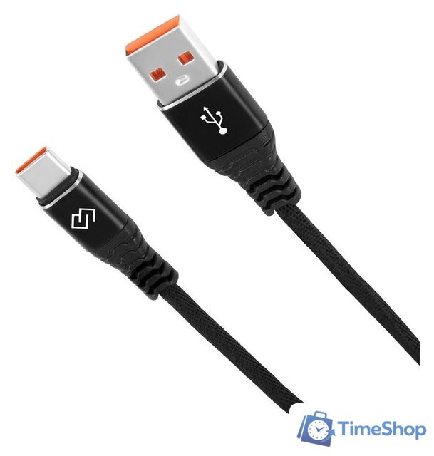 Кабель Digma DG-USBA-С-1M-27W USB Type-A - USB Type-C (1 м, черный) - Изображение №8 — Интернет-магазин Time-Shop