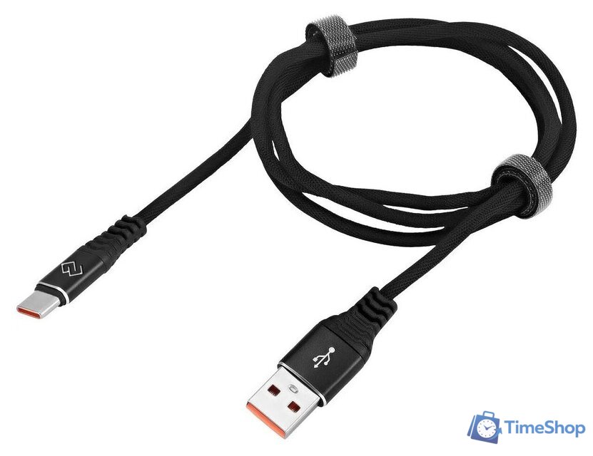 Кабель Digma DG-USBA-С-1M-27W USB Type-A - USB Type-C (1 м, черный) - Изображение №1 — Интернет-магазин Time-Shop