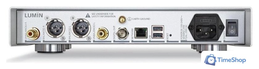 Сетевой проигрыватель Lumin D3 (серебристый) - Изображение №2 — Интернет-магазин Time-Shop