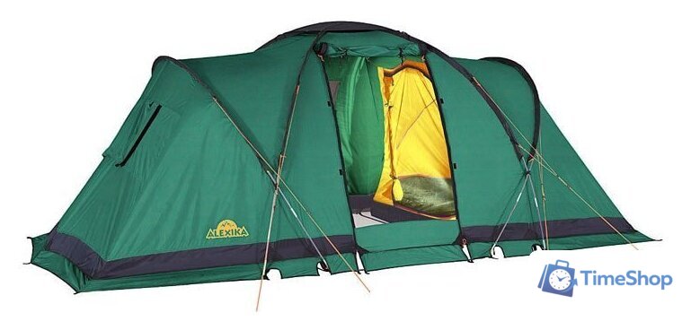 Кемпинговая палатка AlexikA Indiana 4 (зеленый) - Изображение №1 — Интернет-магазин Time-Shop