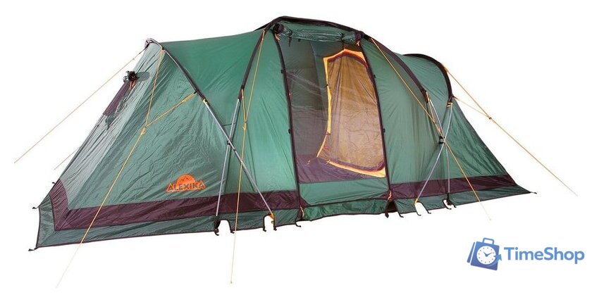 Кемпинговая палатка AlexikA Indiana 4 (зеленый) - Изображение №2 — Интернет-магазин Time-Shop