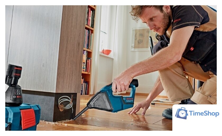 Пылесос Bosch GAS 12V Professional 0 601 9E3 000 (без аккумулятора) - Изображение №7 — Интернет-магазин Time-Shop