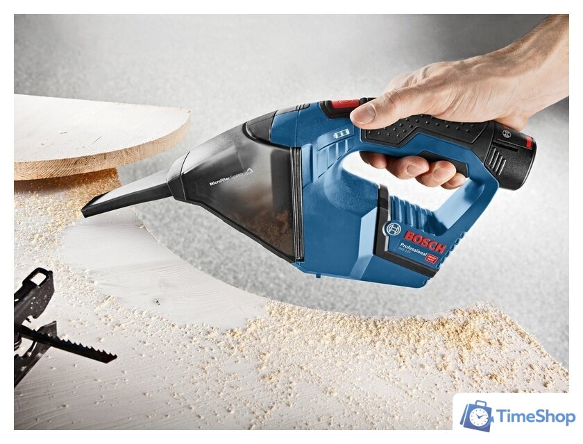 Пылесос Bosch GAS 12V Professional 0 601 9E3 000 (без аккумулятора) - Изображение №5 — Интернет-магазин Time-Shop