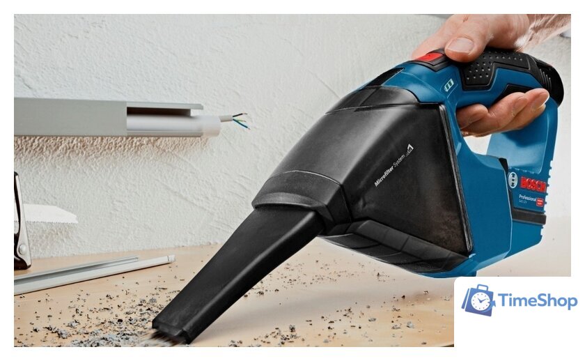 Пылесос Bosch GAS 12V Professional 0 601 9E3 000 (без аккумулятора) - Изображение №4 — Интернет-магазин Time-Shop