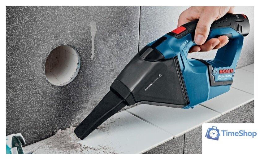 Пылесос Bosch GAS 12V Professional 0 601 9E3 000 (без аккумулятора) - Изображение №6 — Интернет-магазин Time-Shop