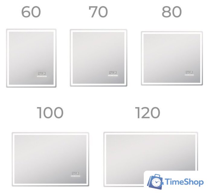  Vigo Зеркало Geometry Media voice 700 - Изображение №13 — Интернет-магазин Time-Shop