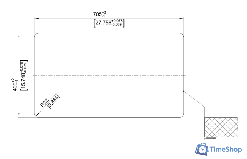 Кухонная мойка Blanco Andano 500/180-U (левая, без клапана-автомата) - Изображение №2 — Интернет-магазин Time-Shop