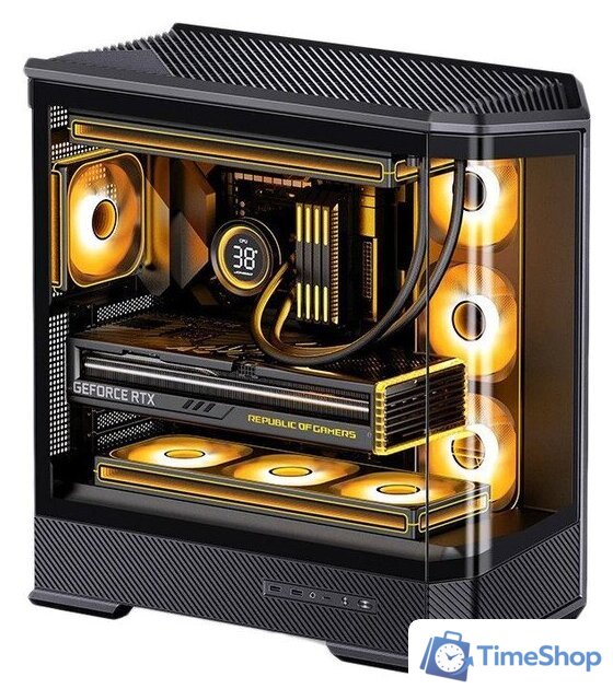 Корпус Jonsbo D400 (черный) - Изображение №1 — Интернет-магазин Time-Shop