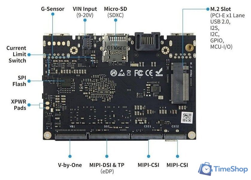 Одноплатный компьютер Khadas VIM4 KVIM4-N-01 - Изображение №5 — Интернет-магазин Time-Shop