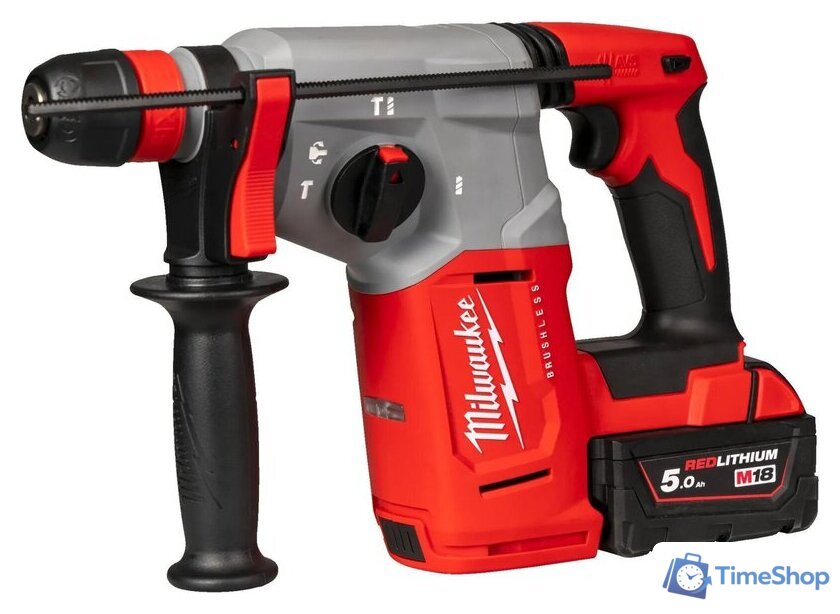 Перфоратор Milwaukee M18 BLHXMC-502X 4933499459 (с 2-мя АКБ, кейс) - Изображение №19 — Интернет-магазин Time-Shop