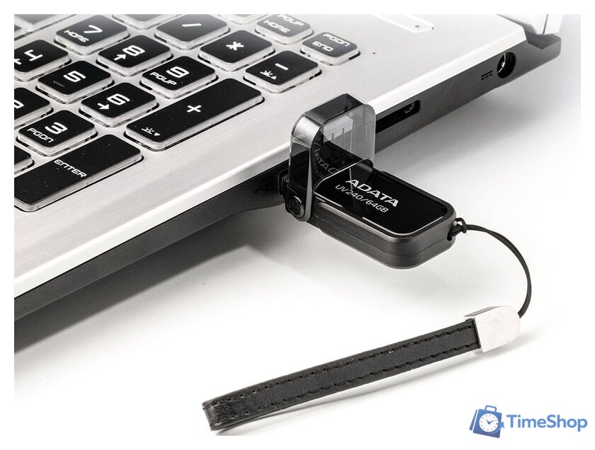 USB Flash ADATA UV240 64GB (черный) - Изображение №5 — Интернет-магазин Time-Shop