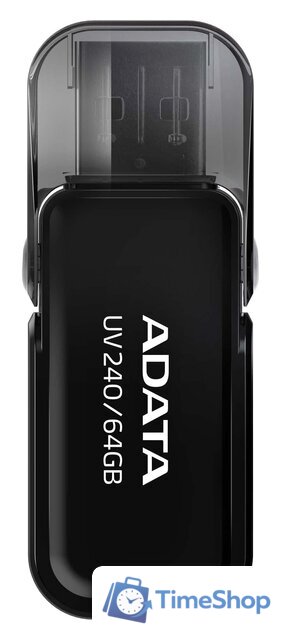 USB Flash ADATA UV240 64GB (черный) - Изображение №1 — Интернет-магазин Time-Shop
