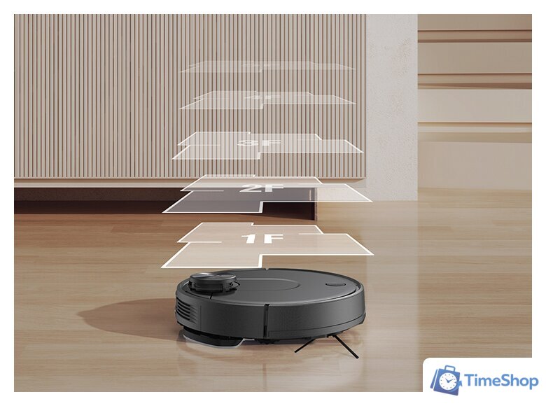 Робот-пылесос Viomi Robot Vacuum Cleaner V2 Max V-RVCLM24B (черный) - Изображение №6 — Интернет-магазин Time-Shop