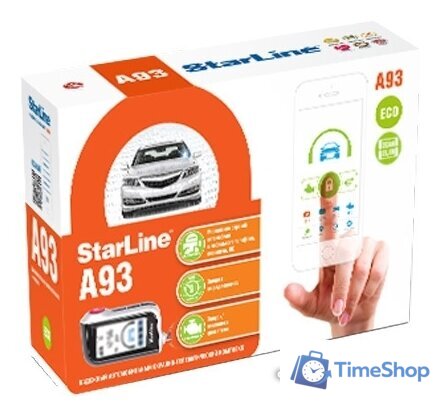 Автосигнализация StarLine A93 2CAN+2LIN ECO - Изображение №1 — Интернет-магазин Time-Shop