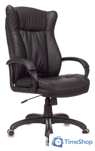 Офисное кресло Бюрократ CH-879N (экокожа, черный) - Изображение №1 — Интернет-магазин Time-Shop