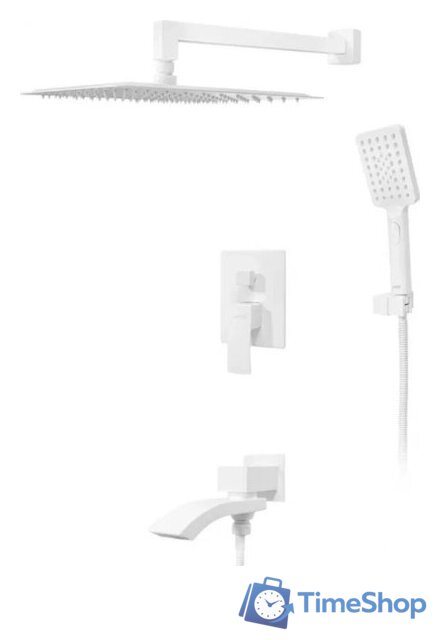 Душевая система  Hansberge H6077 (белый) - Изображение №1 — Интернет-магазин Time-Shop