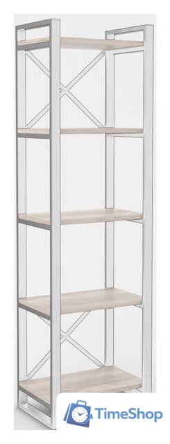 Стеллаж Hype Mebel Стандарт 80x200 (белый/древесина белая) - Изображение №1 — Интернет-магазин Time-Shop
