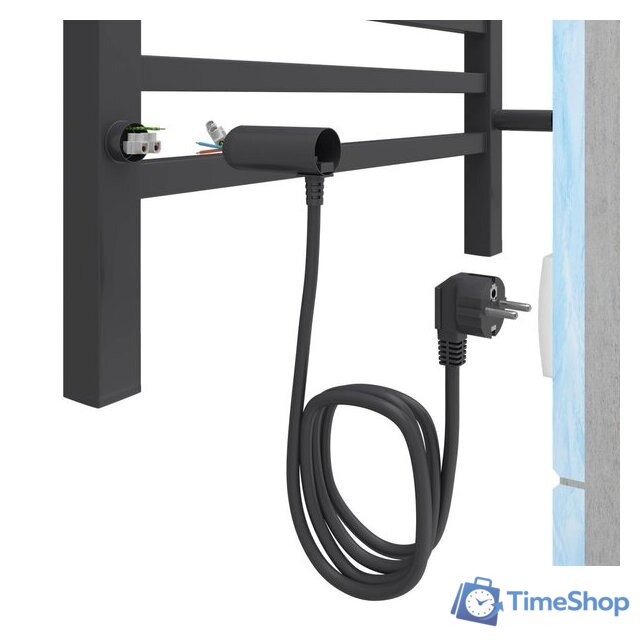 Полотенцесушитель TERMINUS Ватикан П8 500х800 (quick touch, графит) - Изображение №3 — Интернет-магазин Time-Shop