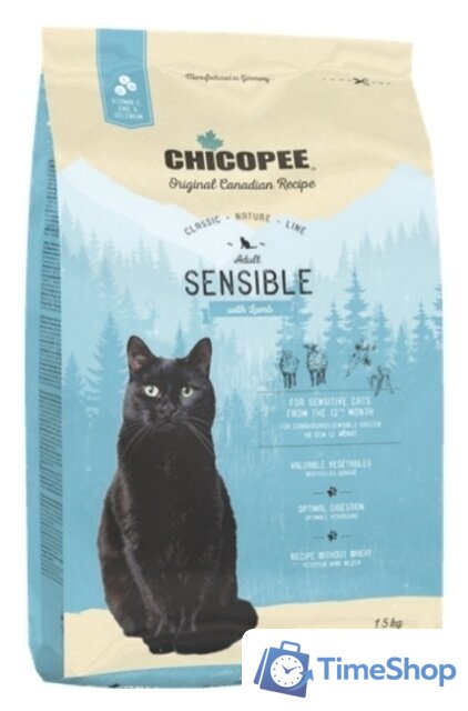 Сухой корм для кошек Chicopee CNL Sensible 15 кг - Изображение №1 — Интернет-магазин Time-Shop