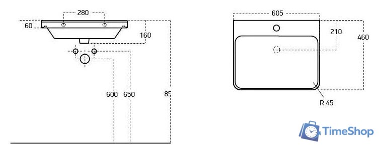  Misty Тумба под умывальник Victory 60 VIC-09060-0102Я+11060-KL - Изображение №7 — Интернет-магазин Time-Shop