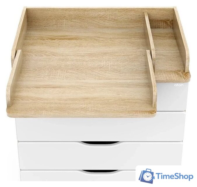 Детский комод Атон Мебель Сириус-2 Wood 804 ПВХ (дуб сонома) - Изображение №3 — Интернет-магазин Time-Shop