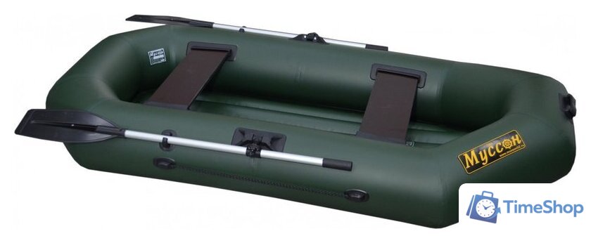 Гребная лодка Муссон S-240 НД (серый) - Изображение №4 — Интернет-магазин Time-Shop