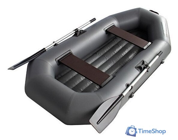 Гребная лодка Муссон S-240 НД (серый) - Изображение №1 — Интернет-магазин Time-Shop