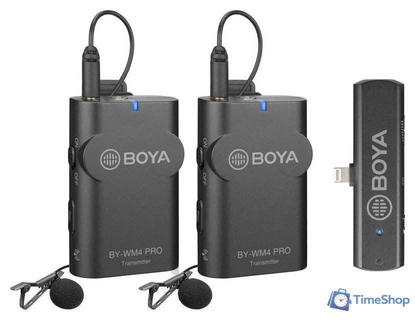 Радиосистема BOYA BY-WM4 PRO-K4 - Изображение №1 — Интернет-магазин Time-Shop