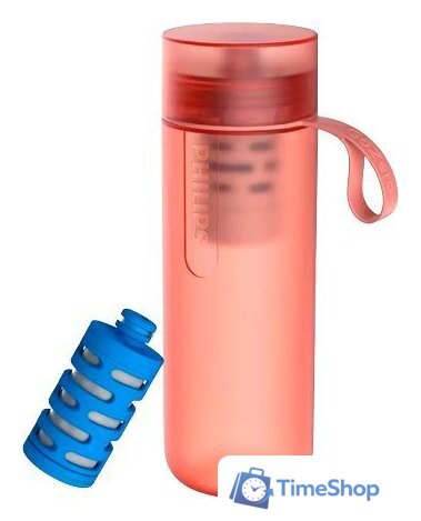 Бутылка для воды Philips GoZero AWP2712RDR/31 590мл (красный) - Изображение №1 — Интернет-магазин Time-Shop