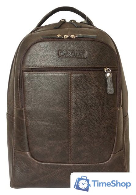 Городской рюкзак Carlo Gattini Coltaro 3070-04 (темно-коричневый) - Изображение №2 — Интернет-магазин Time-Shop