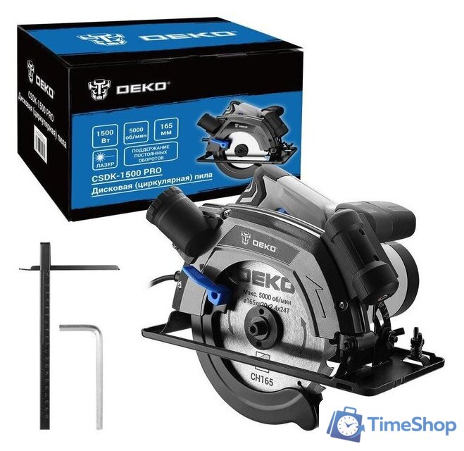 Дисковая (циркулярная) пила Deko CSDK-1500 PRO 085-1150 - Изображение №1 — Интернет-магазин Time-Shop