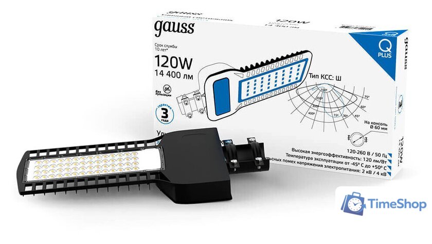 Уличный прожектор Gauss Qplus 629535320 - Изображение №5 — Интернет-магазин Time-Shop