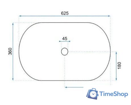 Умывальник Rea Royal Granit U8596 - Изображение №3 — Интернет-магазин Time-Shop