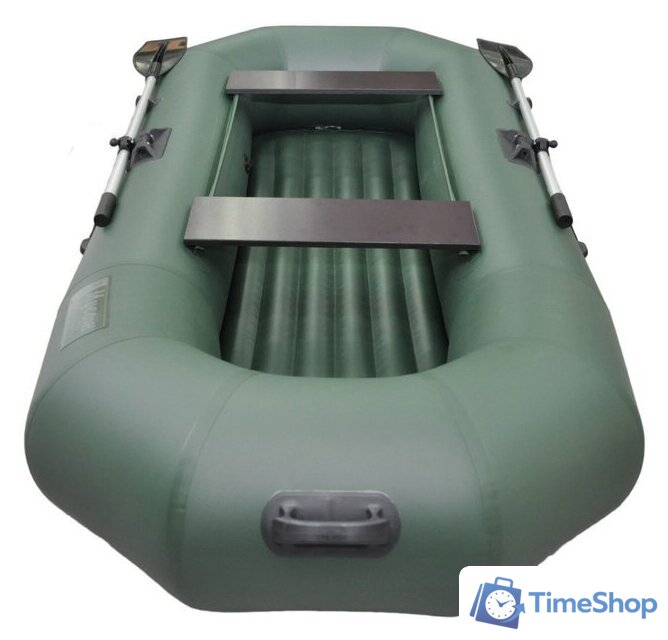 Гребная лодка Муссон Н-270 НД (зеленый) - Изображение №4 — Интернет-магазин Time-Shop