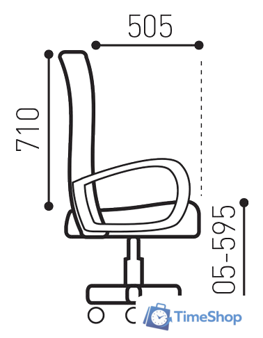 Офисное кресло Brabix Solid HD-005 (ткань, черный) - Изображение №16 — Интернет-магазин Time-Shop