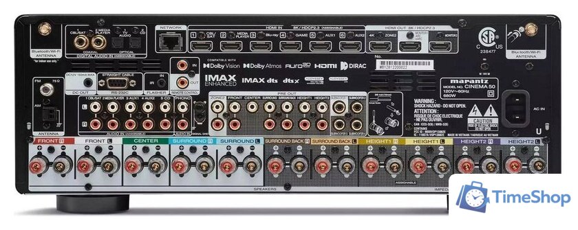 AV ресивер Marantz Cinema 50 (черный) - Изображение №4 — Интернет-магазин Time-Shop