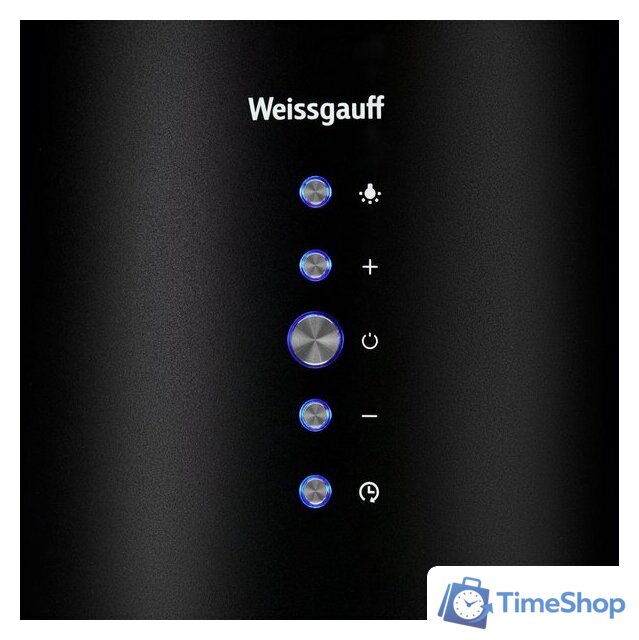 Кухонная вытяжка Weissgauff Tubus 1406 Island Black - Изображение №8 — Интернет-магазин Time-Shop